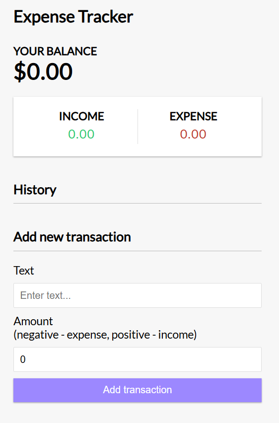Expense Tracker